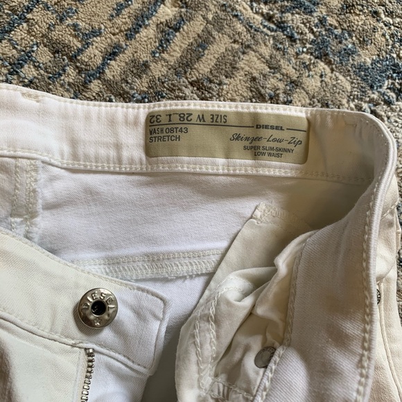 white diesel skinny jeans - Picture 2 of 4